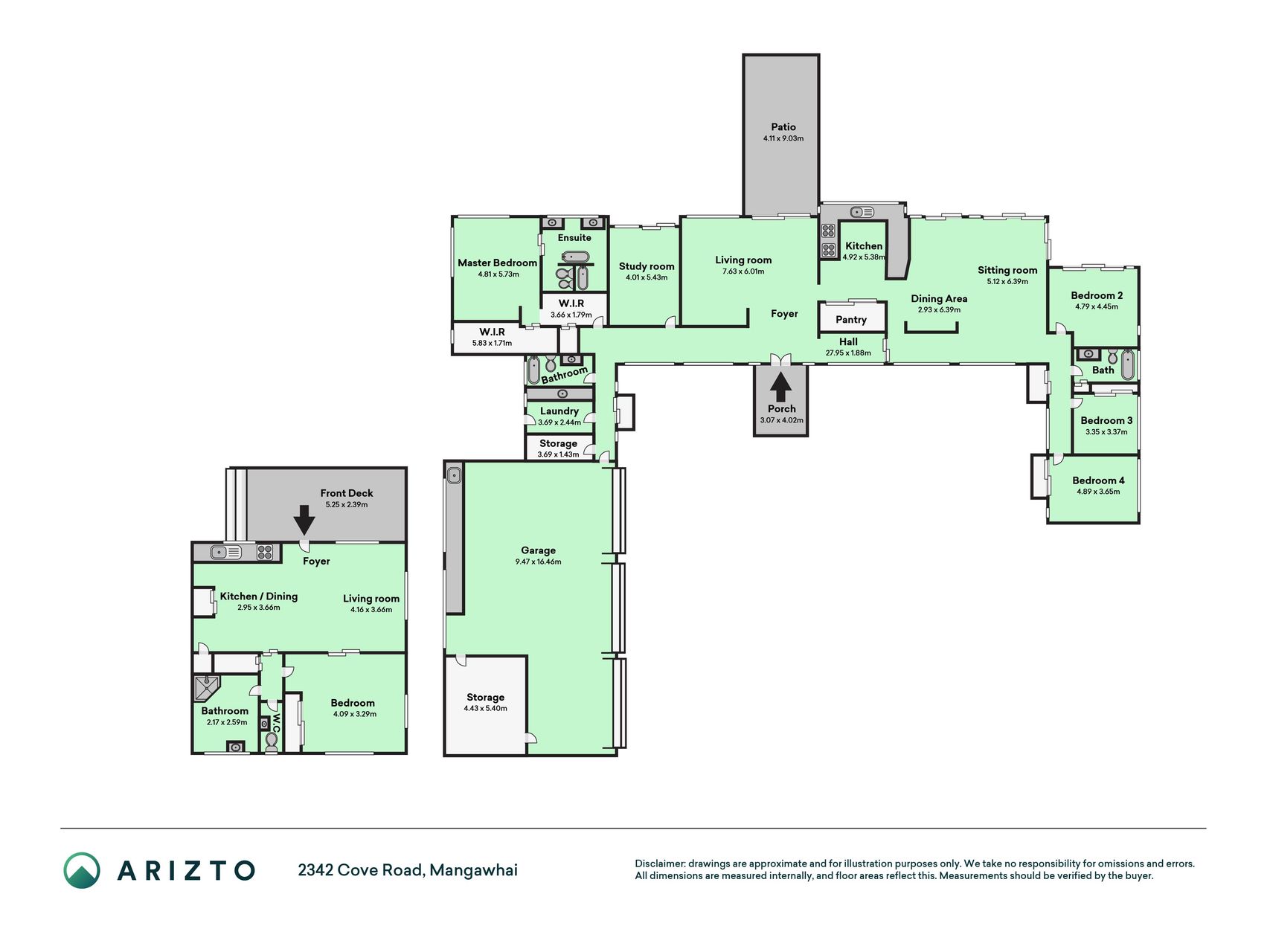 Floorplan of 2342 Cove Road, Mangawhai