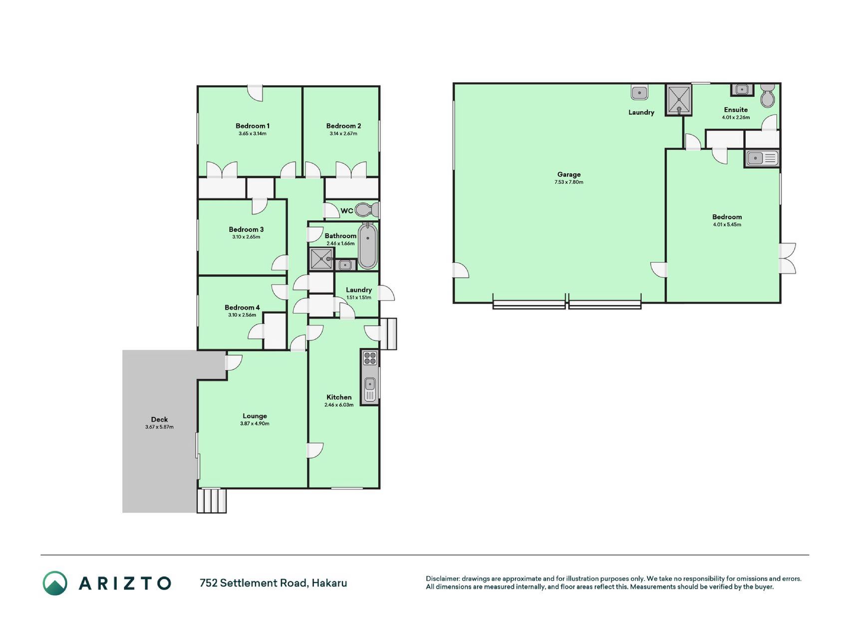 Floorplan of 752 Settlement Road, Hakaru